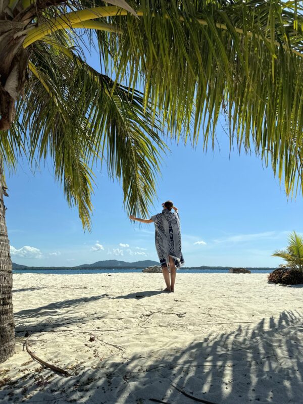 beach palm tree poncho